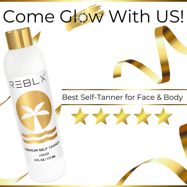REBLX Premium Self-Tanner - Best Self Tanner for Face and Body