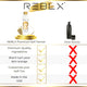 REBLX Premium Self-Tanner Comparison. Premium Quality Ingredients, Customize your self-tan, Made in the USA, spray tan results